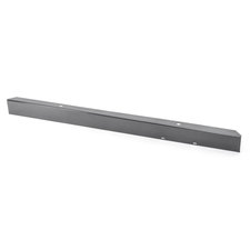 Kentrol 50430 54" Front Bumper Without Holes in Black Powder Coated Stainless Steel for 45-86 Jeep CJ Vehicles