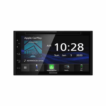 Kenwood DMX809S 6.8" Digital Multimedia Receiver – Refurbished W/ HD Radio, Bluetooth, Touchscreen, 2 DIN