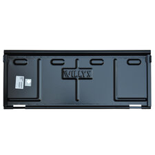 Key Parts 0477-400 Jeep Licensed Willys Script Tailgate for 46-64 Jeep Willys CJ2A, CJ3A, & CJ5