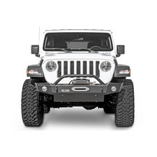 LoD Offroad Signature Series Mid-Width Front Bumper with Bull Bar and D-Ring Tabs for 18-22 Jeep Wrangler JL & Gladiator JT