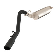 MBRP S5500BLK Black Series Cat Back Exhaust System for 00-06 Jeep Wrangler TJ with 2.5L I-4 & 4.0L I-6 Engines