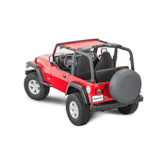 MasterTop ShadeMaker Mesh Bimini Top for 97-06 Jeep Wrangler TJ