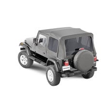 MasterTop Premium Replacement Soft Top with Tinted Windows for 88-95 Jeep Wrangler YJ