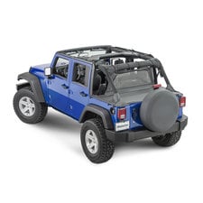 MasterTop 14400435 Zip Down Windstopper for 07-18 Jeep Wrangler Unlimited JK