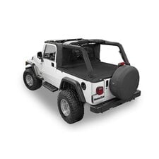 MasterTop 12206224 MasterTwill Sport Bar Covers for 04-06 Jeep Wrangler Unlimited LJ