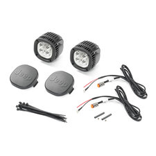 Mopar 82215385AC 5" LED Offroad Light Kit for 18-24 Jeep Wrangler JL & Gladiator JT