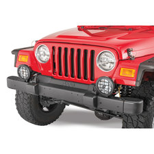 Mopar Front Bumper Guard & Crown Automotive End Cap Kit for 98-06 Jeep Wrangler TJ