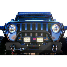 Fab Fours Front Stubby Bumper For 18 20 Jeep Wrangler Jl