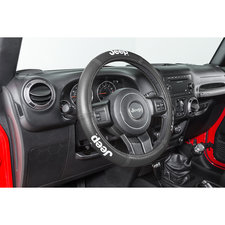 Jeep logo steering wheel cover deals