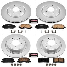 Power Stop CRK2848 Front & Rear Z17 Evolution Geomet Coated Brake Kit For 09-17 Jeep Compass & Jeep Patriot MK