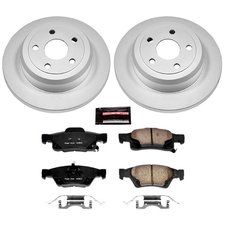 Power Stop CRK5950 Rear Z17 Evolution Geomet Coated Brake Kit for 11-18 Jeep Grand Cherokee WK