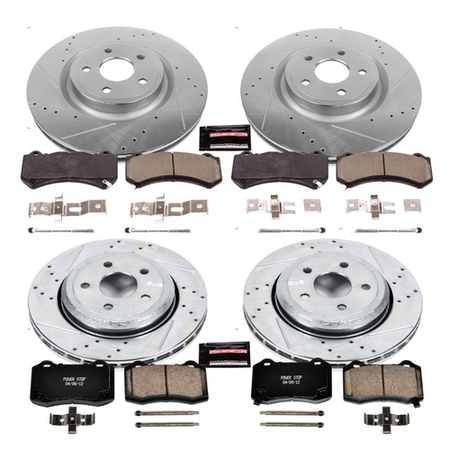 PowerStop Front & Rear Z23 Evolution Sport Brake Kit | Chrysler PT Cruiser 2010 (K6180) main image 0