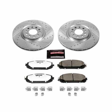 PowerStop Rear Z36 Truck & Tow Brake Kit w/ Calipers | Cadillac Escalade (2003–2006) (KC2047-36) main image 1