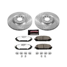 Power Stop K6540-36 Front Z36 Extreme Performance Truck & Tow Brake Kit for 14-16 Jeep Cherokee KL with Dual Piston Front Calipers