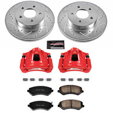 Power Stop KC2160-36 Front Z36 Extreme Truck and Tow Brake Kit with Calipers for 02-07 Jeep Liberty KJ