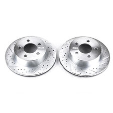 PowerStop Evolution Drilled, Slotted & Zinc Plated Rotors for 07-18 Jeep Wrangler JK