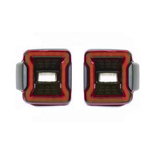 Quake LED QTE558 Blackout LED Replacement Tail Lights for 18-20 Jeep Wrangler JL