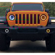 Quake LED QTE962 Halo 9" LED Headlights & Fog Lights with DRL for 18-20 Jeep Wrangler JL & Gladiator JT