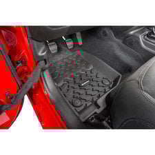 Quadratec Ultimate All Weather Floor Liners for 18-24 Jeep Wrangler JL 2-Door