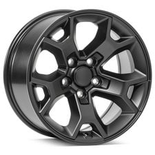 Quadratec Morphic Wheel in Satin Black 17x8.5 with 5.2in Backspace for 07-26 Jeep Wrangler JL, JK & Gladiator JT
