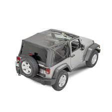 QuadraTop Gen II Complete Soft Top in Black Diamond for 07
