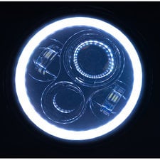 Quake LED QTE960 Halo 9" LED Headlights with DRL for 18-20 Jeep Wrangler JL & Gladiator JT