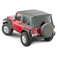 Crown Automotive RT11135T Replacement Soft Top with Tinted Windows for 13-18 Jeep Wrangler JK