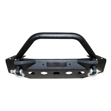Crown Automotive RT20045 Heavy Duty Stubby Winch Bumper for 18-21 Jeep Wrangler JL & Gladiator JT