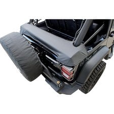 Protect Windows from UV Damaged and Scratches Fits Jeep Wrangler JK 4-Door Unlimited 2007-2018 Clover Patch Soft Top Window Roll Storage 