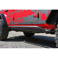 Rugged Ridge 11651.61 Body Armor Rocker Guards in Black for 18-20 Jeep ...