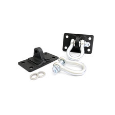 Rough Country 1046 D-Ring & Mount Kit for 07-18 Jeep Wrangler JK with Rough Country Hybrid Stubby Front Winch Bumper