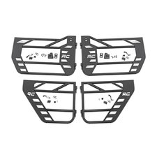 Rough Country 10588 Front & Rear Steel Tube Doors for 07-18 Jeep Wrangler Unlimited JK