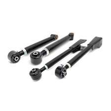 Rough Country 11920 Front Upper & Lower Adjustable Control Arm Kit for 84-06 Jeep Cherokee XJ & Wrangler TJ