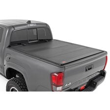 Rough Country Hard Tri-Fold Flip Up Bed Cover for 16-23 Toyota Tacoma