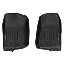 Rough Country M-6150 Front Heavy Duty Fitted Floor Mats for 18-20 Jeep Wrangler JL