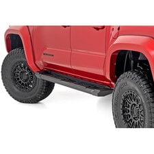 Rough Country SRB202485 HD2 Aluminum Running Boards for 24-26 Toyota Tacoma Double Cab