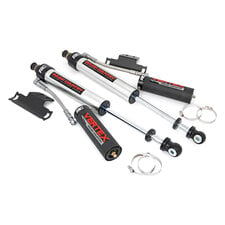 Rough Country 699010 Vertex 2.5 Reservoir Rear Shocks for 05-23 Toyota Tacoma with 3" lift
