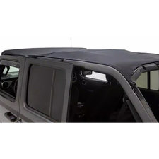 Rugged Ridge 13594.36 Savannah Brief Top in Black Diamond Sailcloth for 20-21 Jeep Gladiator JT
