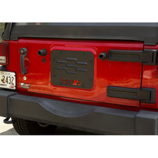 Rugged Ridge 11586.10 Tire Carrier Delete Plate for 07-18 Jeep Wrangler JK