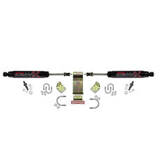 Skyjacker 8208 Black MAX Dual Steering Stabilizer Kit for 18-25 Jeep Wrangler JL