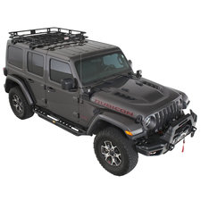 Smittybilt 45454JL Defender One-Piece Roof Rack for 18-23 Jeep Wrangler JL Unlimited & Gladiator JT