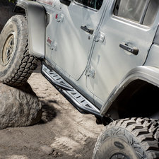 Smittybilt 76734 Apollo Sliders with Step for 07-18 Jeep Wrangler Unlimited JK 4-Door