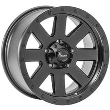 TACTIK T-741 Wheel in Matte Black for 07-22 Jeep Wrangler JL, JK & Gladiator JT