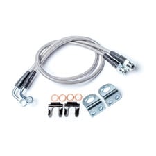 Teraflex 4353310 Front 26" Steel Braided Brake Line Pair for 97-18 Jeep Wrangler TJ & JK
