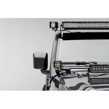 ZROADZ Z374831-BK2 Roof Level Mounting Kit for a 50" LED Light Bar & (2) 3" LED Pods for 18-21 Jeep Wrangler JL & Gladiator JT