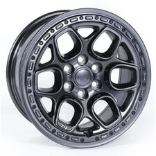 AEV 28401103AA Crestone DualSport Onyx Wheel for 16-23 Toyota Tacoma