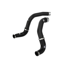 aFe Power 46-20434-B BladeRunner 3" Aluminum Hot & Cold Charge Pipe Kit- in Black for 20-23 Jeep Wrangler JL & Gladiator JT EcoDiesel 3.0L V6