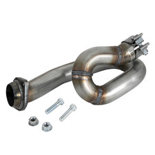 aFe Power 48-48027 Twisted Steel Exhaust Loop Relocation Pipe for 18-21 Jeep Wrangler JL & Gladiator JT with 3.6L