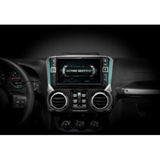 Alpine i509-WRA-JK 9" Multimedia Dash Restyle System for 11-18 Jeep Wrangler JK
