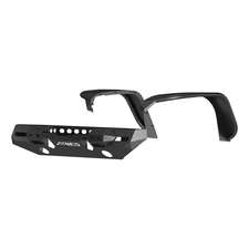 Aries TrailChaser Front Bumper with Turn Signal Corner End Caps & Front Fender Flares for 18-22 Jeep Wrangler JL Unlimited & Gladiator JT